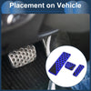 Jeep Grand Cherokee 3 Pcs Automatic Foot Accelerator Pedal Covers (22-25)
