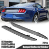 Ford Mustang (2015-2023) Smoked Black Bumper Reflector Stickers 2 x