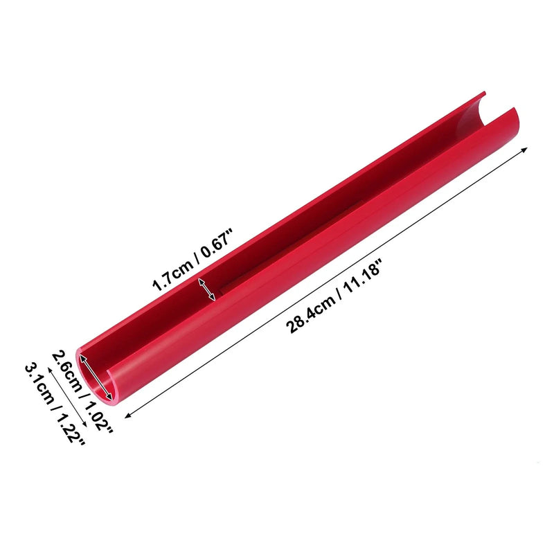 BMW 5 / 6 / 7 Series Pair ABS Front Grille Trim Strips Cover Decor Red