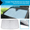 Peugeot 2008 (2019-2025) UV Protection 6 Layer Thick WindScreen SunShade
