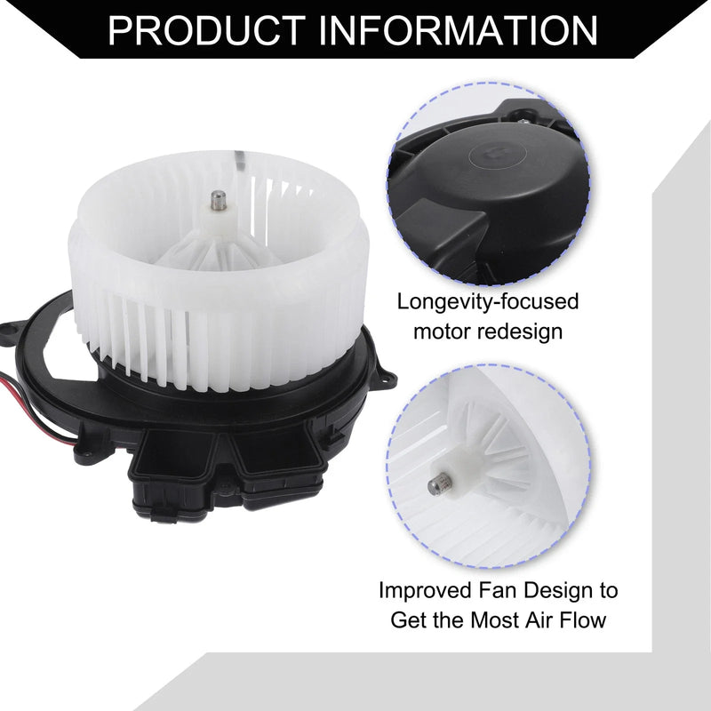 Mercedes-Benz GL350 GL450 HVAC Heater Blower Motor Assembly (2010-2012)