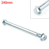 110cc 125cc Dirt Bike 240mm Front Rear Wheel Hub M15 Axle Shaft