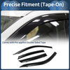 Honda Civic Sedan 2022 Side Vent Visors Black 1 Set Window Deflectors