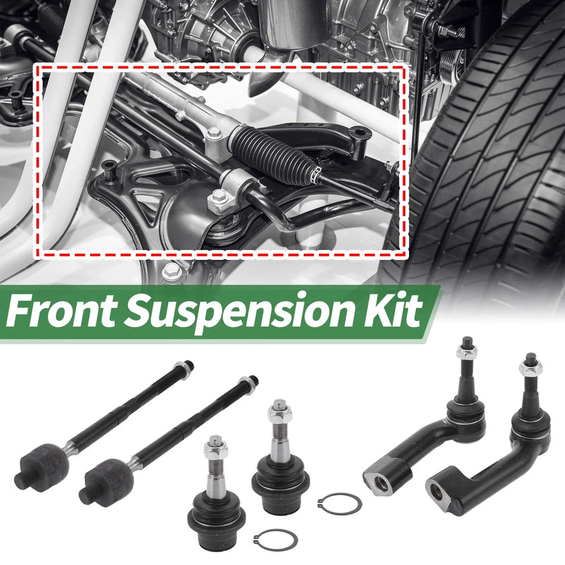 Ford Expedition 6 Pcs Front Suspension Kit Tie Rod Ends (2003-2023)