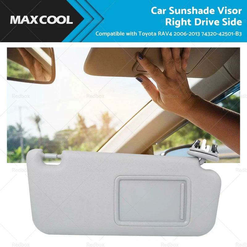Toyota RAV4 Gray Sunshade Visor Right Side (2006-2013)