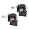Chopper M6 Black Plastic License Plate Screws