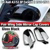 Audi A4 / S4 Gloss Black / Side Mirror Cap Covers (2010–2016)