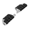 Harley Touring Street Road Glide Dyna Satin Chrome Footpeg Pegs