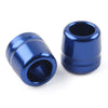 BMW S1000RR HP4 S1000R F800R Blue Handlebar Grips Bar End Slider Caps