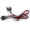 Motorcycle Bike - Amber Chrome LED Mini Turn Signal Lights (Fits Most Models)