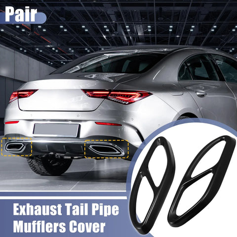 Mercedes-Benz A Class A200 Exhaust Tail Pipe Mufflers Covers (2016-2019)