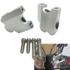 YAMAHA XT1200Z (2010-2020) Silver Handlebar Riser Mount Clamp