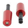 Red Universal Motorcycle 2in Handlebar Hand Grips & End Caps (2023)