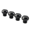 Universal Motorcycle 4 x Mirror Hole Blanking Plugs M10 Screws Caps Black