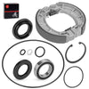 Honda Rancher 420 Rear Brake Drum Bearing Seals & Shoes Kit (2007-2013)