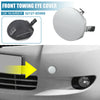 Toyota Yaris 2007-2010 Silver Tone Front Bumper Tow Hook Cover