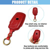 BMW Faux Leather Blue Key Fob Case Cover 4 Button Protector
