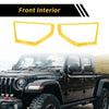 Jeep Wrangler JL JLU (2018-2024) Yellow A Pillar Speaker Cover Trim