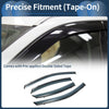 Kia Forte Sedan Window Deflectors  Side Vent Visors (2019-2024)