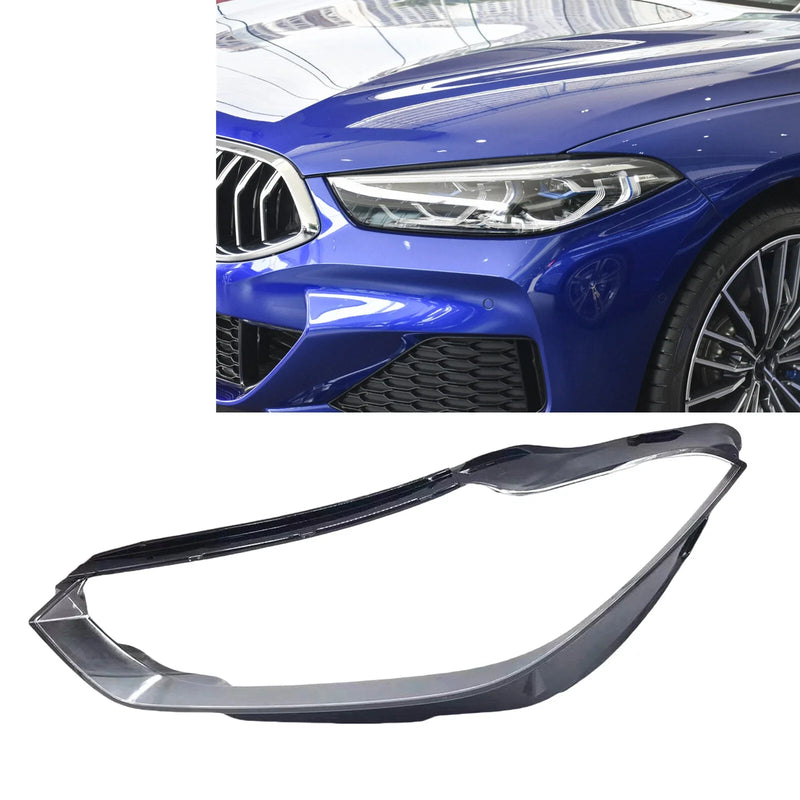 BMW 8 Series G14 G15 G16 1 x Front Left Headlight Lens Cover (2019-2024)