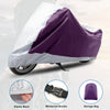 Universal Scooter Waterproof Purple, Silver Tone Motorcycle Cover