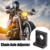 Motorcycle 4pcs 12mm Dia Hole Chain Adjuster Block Tensioners Black Metal