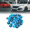 Hyundai Bumper Mudguard 30pcs Blue Plastic Rivet Fasteners