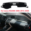 Lexus NX200t 300h Dashboard Dash Mat / Non-Slip / Cover (2015–2020)