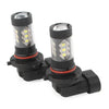 Car 2 x White H10 9140 9145 High Power 80W LED Fog Light Bulbs (2010-2023)