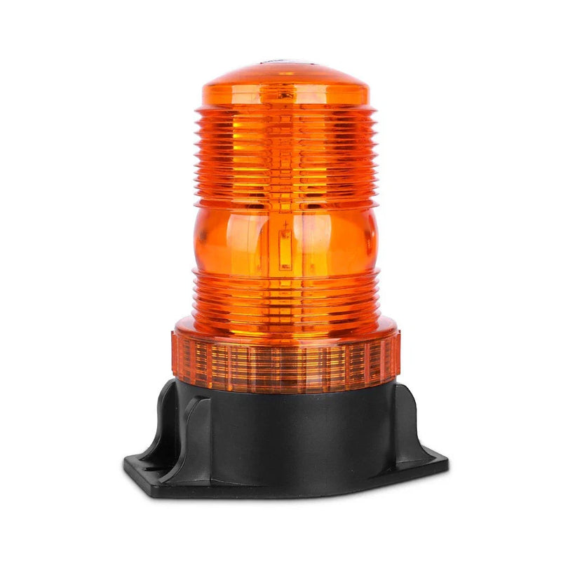 Car 12-30V Amber LED Flashing Beacon Strobe Emergency Light