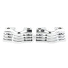 Harley Touring Chrome Finned Slotted Head Bolt Spark Plug Covers