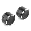 Harley Softail (2018-2023) Black / White Rear Axle Bolt Nut Cap Cover