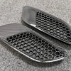 BMW E90 E91 E92 E93 2 x Bonnet Vent Hood Carbon Fiber M3 Type (2005–2013)