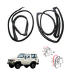 Toyota Land Cruiser Hardtop GRJ78 HZJ78 VDJ78 RR Door Weatherstrip Seal x2