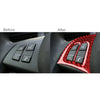 BMW X5 E70 2 x Real Carbon Fiber Steering Wheel Button Covers (2008-2013)