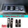 Toyota Tacoma 4x Carbon Fiber Inner Window Switch Panel Cover Trim (2016–2023)