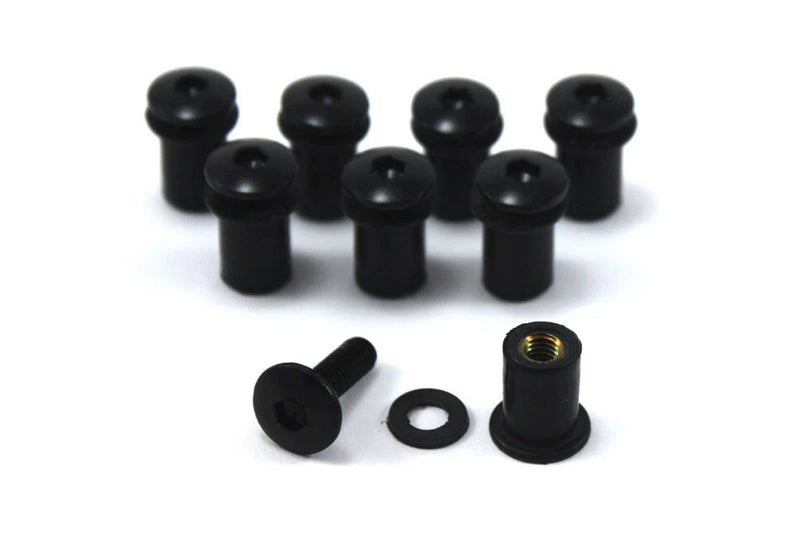 8X Aluminium Pare-Brise Boulons Triumph Sprint ST Daytona 675 (2007–2011)