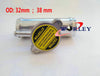 Car 32mm Aluminum Inline Radiator Hose Pipe Filler Neck & 1.1 BAR Cap
