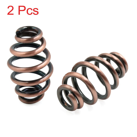 Harley Davidson 2pcs 82mm Bronze Tone Motorcycle Solo Seat Springs