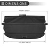 Ford Edge (2015-2022) Black Retractable Cargo Cover