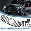 Mercedes-Benz GLC250 2017-2018 Gloss Black Front Upper Bumper Grille