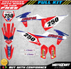 KTM SXF 250 450 Active Style Decal Kit Stickers (2019-2020)