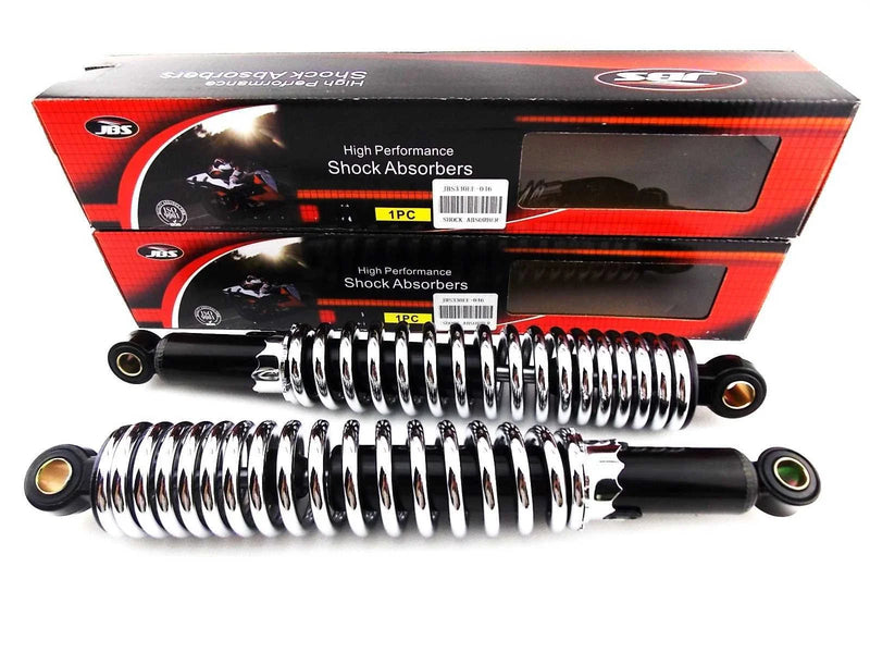 Harley Davidson XL50 Sportster 13" JBS Black/Chrome Shock Absorbers (2004-2023)