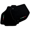 Ferrari 488 Spider Alcantara Black Floor Mats (2015-2022)