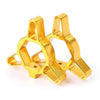 Honda Yamaha 2 x Hexagon Anodized Front Fork Preload Adjusters Kit