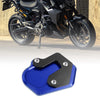 BMW Motorcycle Side Stand Support Plate Blue Kickstand Pad Extender