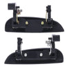 Kia Rio 4pc Front Rear Left & Right Outer Door Handle Black (2002–2005)