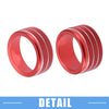 Toyota Tundra Red 4WD Switch Knob Cover Ring (Set of 3)