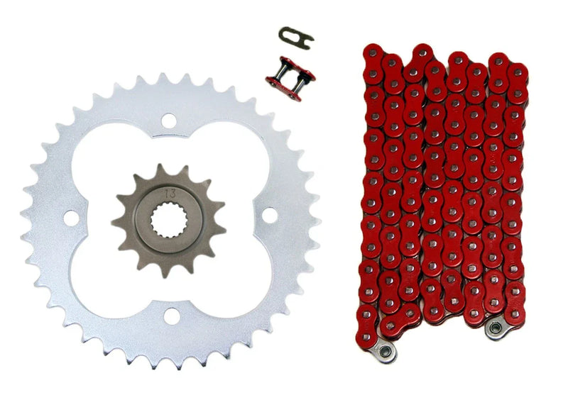 Honda TRX450R Sportrax Red 520x94 Drive Chain & 14/38 Sprockets (2004–2005)