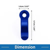 Motorcycle Helmet CNC Aluminum Blue Handlebar Hook